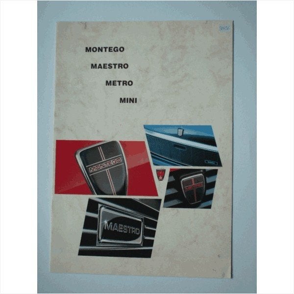 Austin Mini Metro Maestro Montego Brochure 1985 #2 Nederland, Ophalen of Verzenden, Gelezen, Overige merken