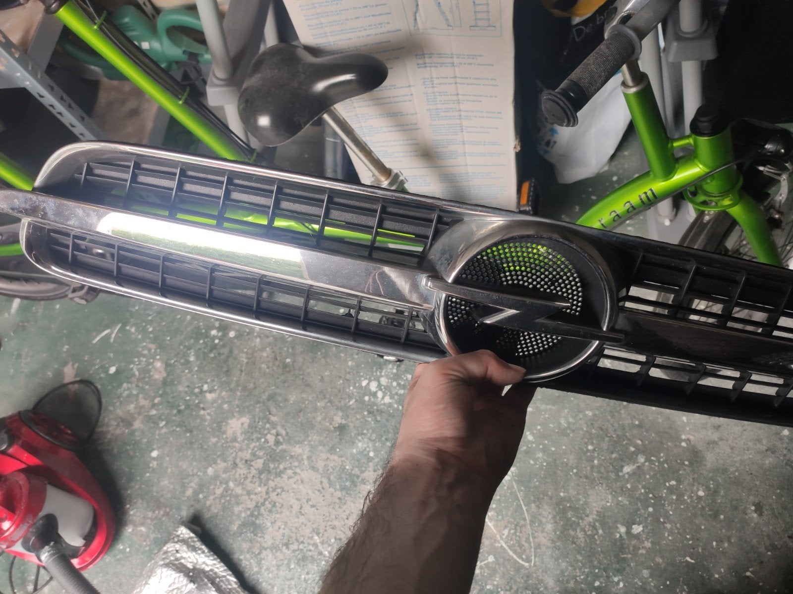 Opel Vectra Grill - Origineel Onderdeel, Ophalen, Gebruikt, Voor, Opel