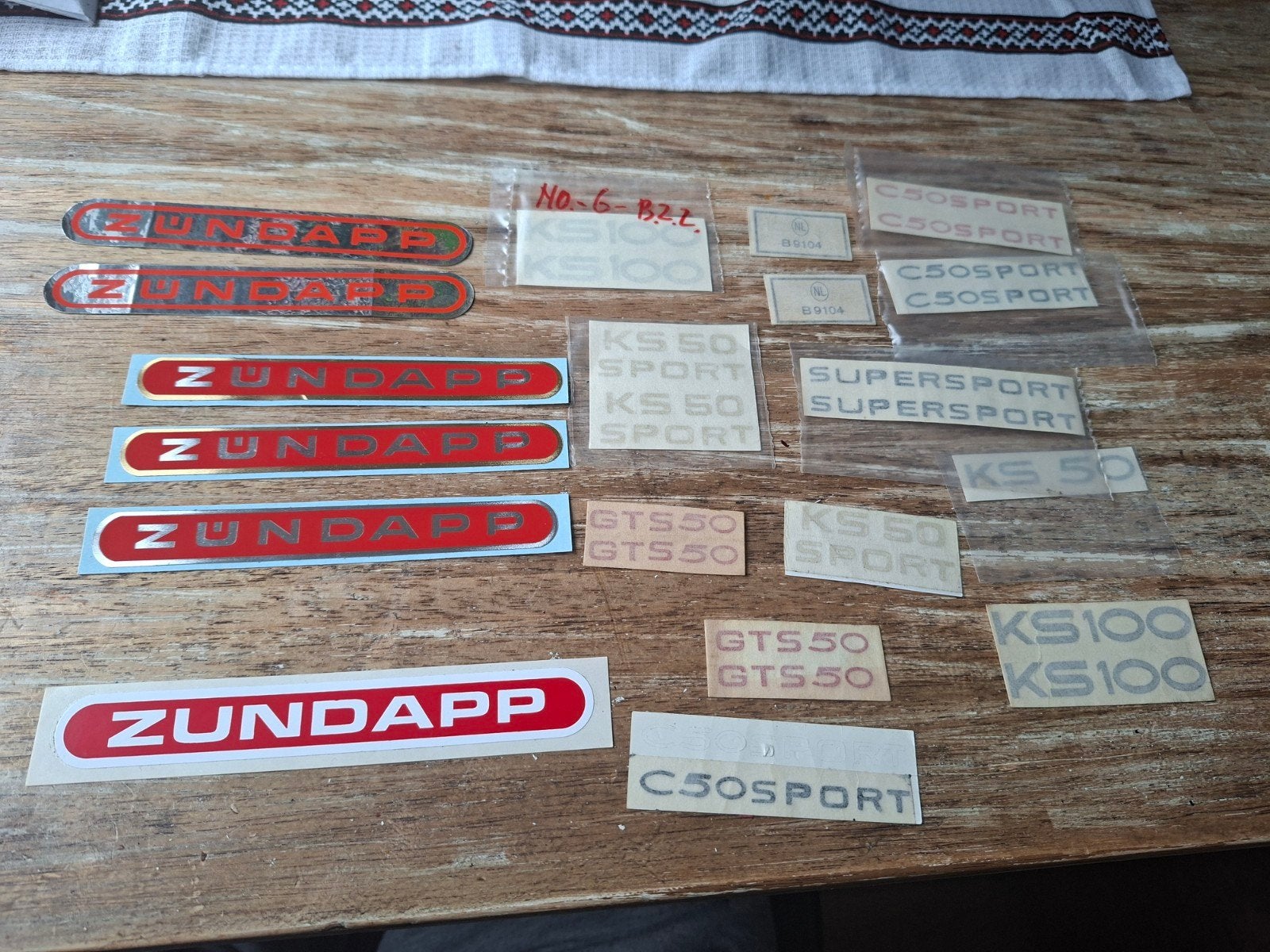 zundapp stickers, Ophalen of Verzenden, Nieuw, Overige typen