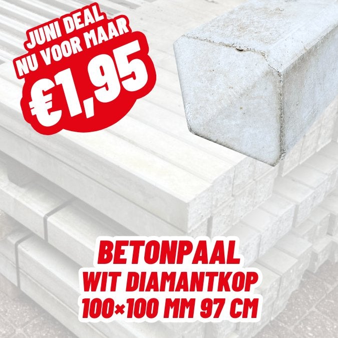 ACTIE!!! BETONPALEN VANAF €1,95, Ophalen, Overige materialen, 1 tot 2 meter, Minder dan 3 meter