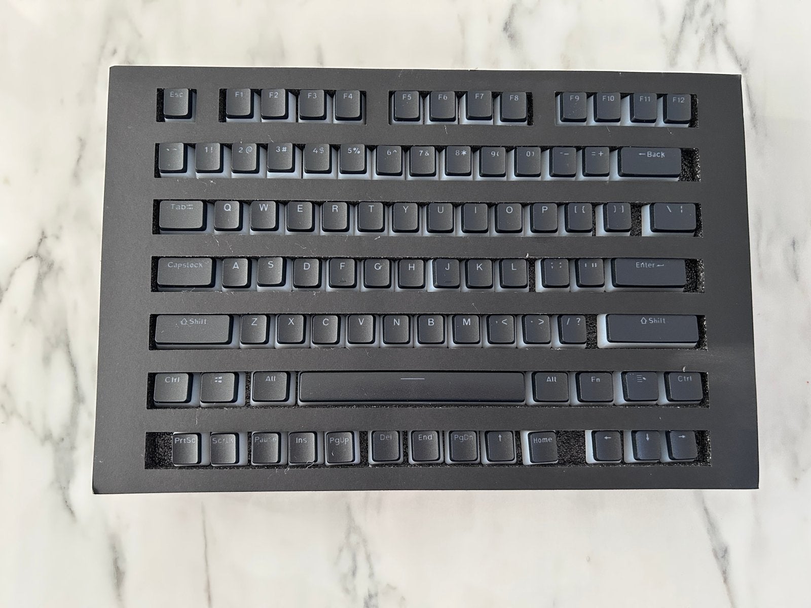 Zwart Pudding Keycaps Set, Computers en Software, Toetsenborden, Ophalen of Verzenden, Zo goed als nieuw