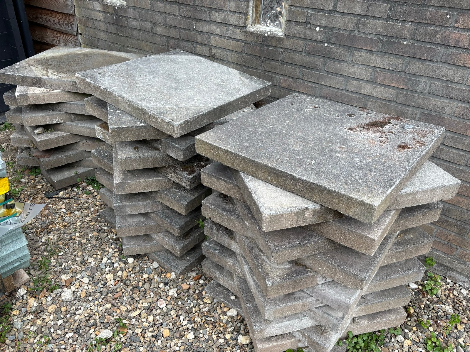 Gebruikte terrastegels van beton, Ophalen, Gebruikt, 10 m² of meer, Beton