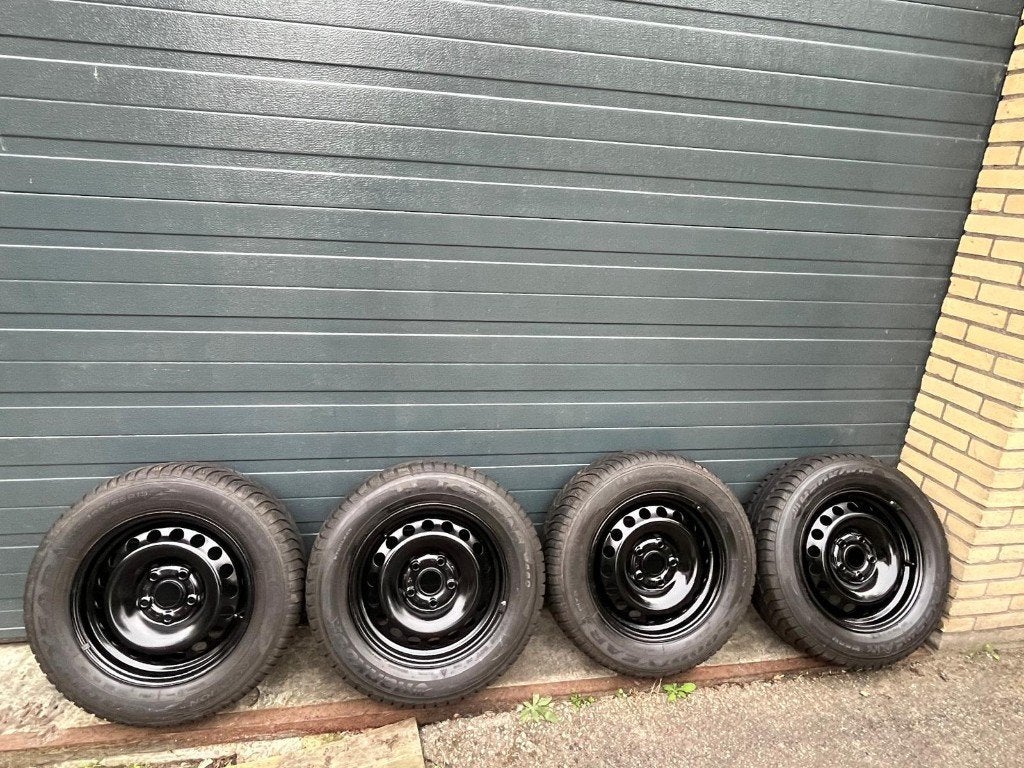 Stalen Velgen/banden 195/65 R15, Ophalen, Gebruikt