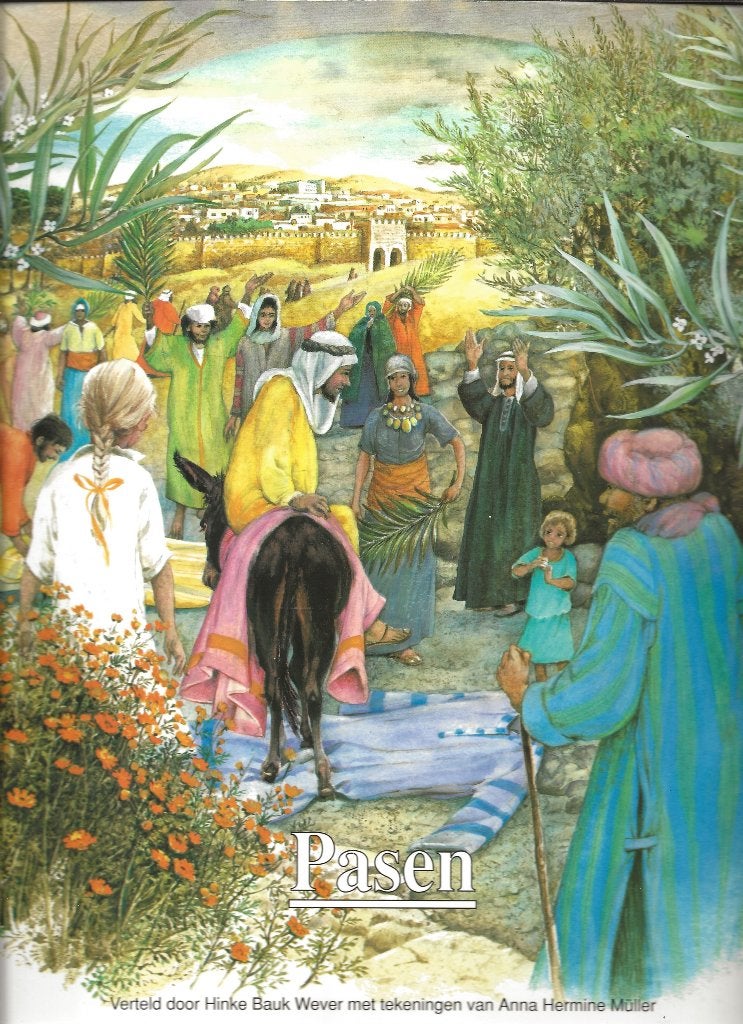 Pasen - Prentenboek - Hinke Bauk Wever/Müller, Ophalen of Verzenden, Zo goed als nieuw, Hinke Bauk Wever/Anna Hermine Müller