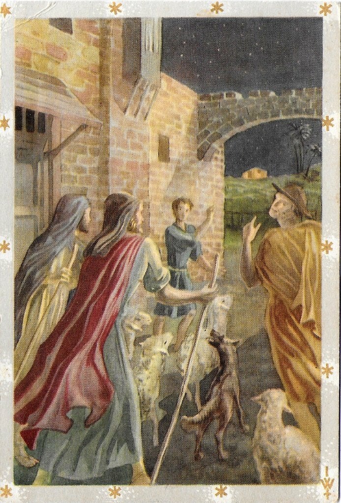 Herders Oude Gelopen Ansichtkaart (B5823 )uit 1956, Ophalen of Verzenden, Voor 1920, Gelopen
