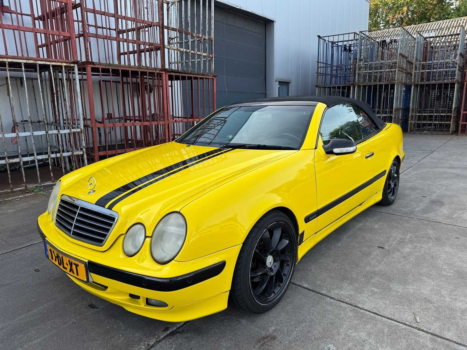 Mercedes-Benz CLK-klasse Cabrio 200 Elegance Automaat 11-DL-, 1998 cc, Gebruikt, 4 cilinders, Cabriolet