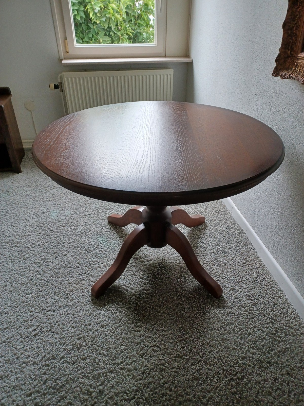 Ronde eiken tafel, Antiek en Kunst, Ophalen