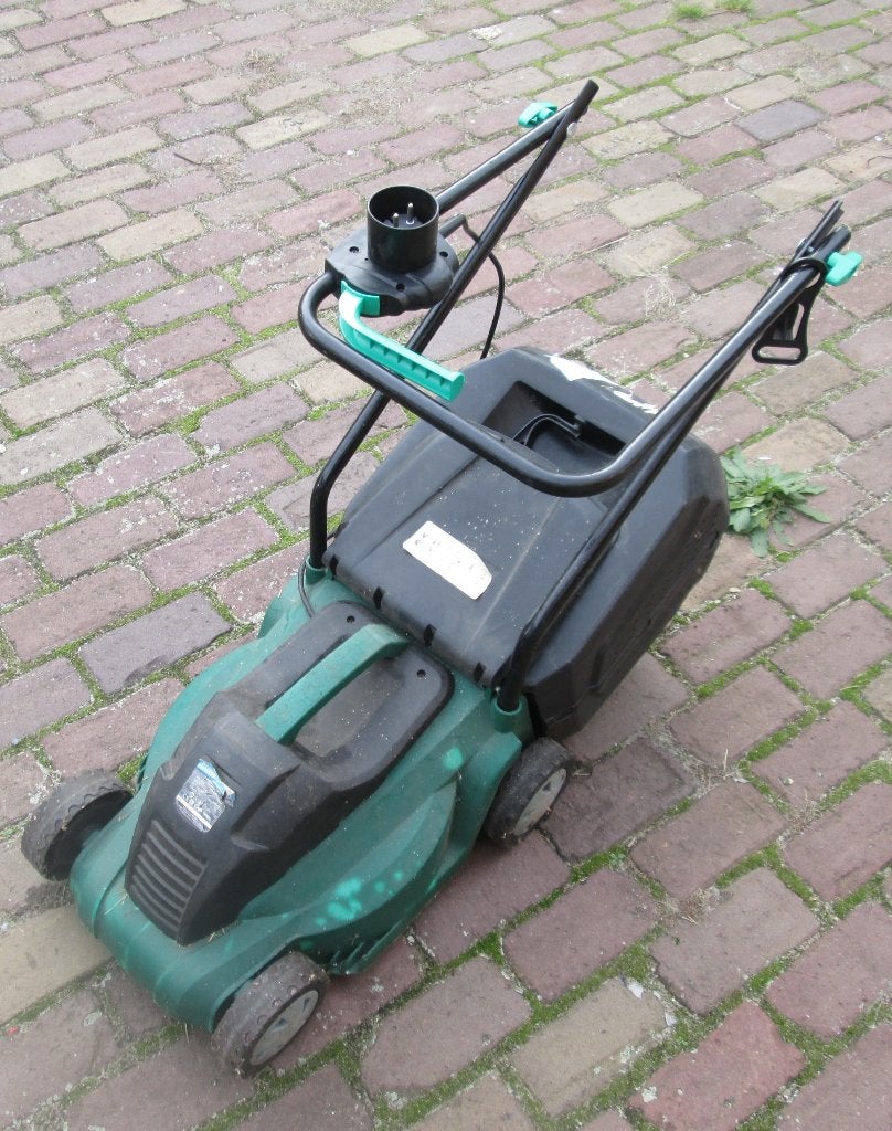 Prima Grasmaaier, Elektrische grasmaaier, Ophalen of Verzenden, Zo goed als nieuw, Opvangbak