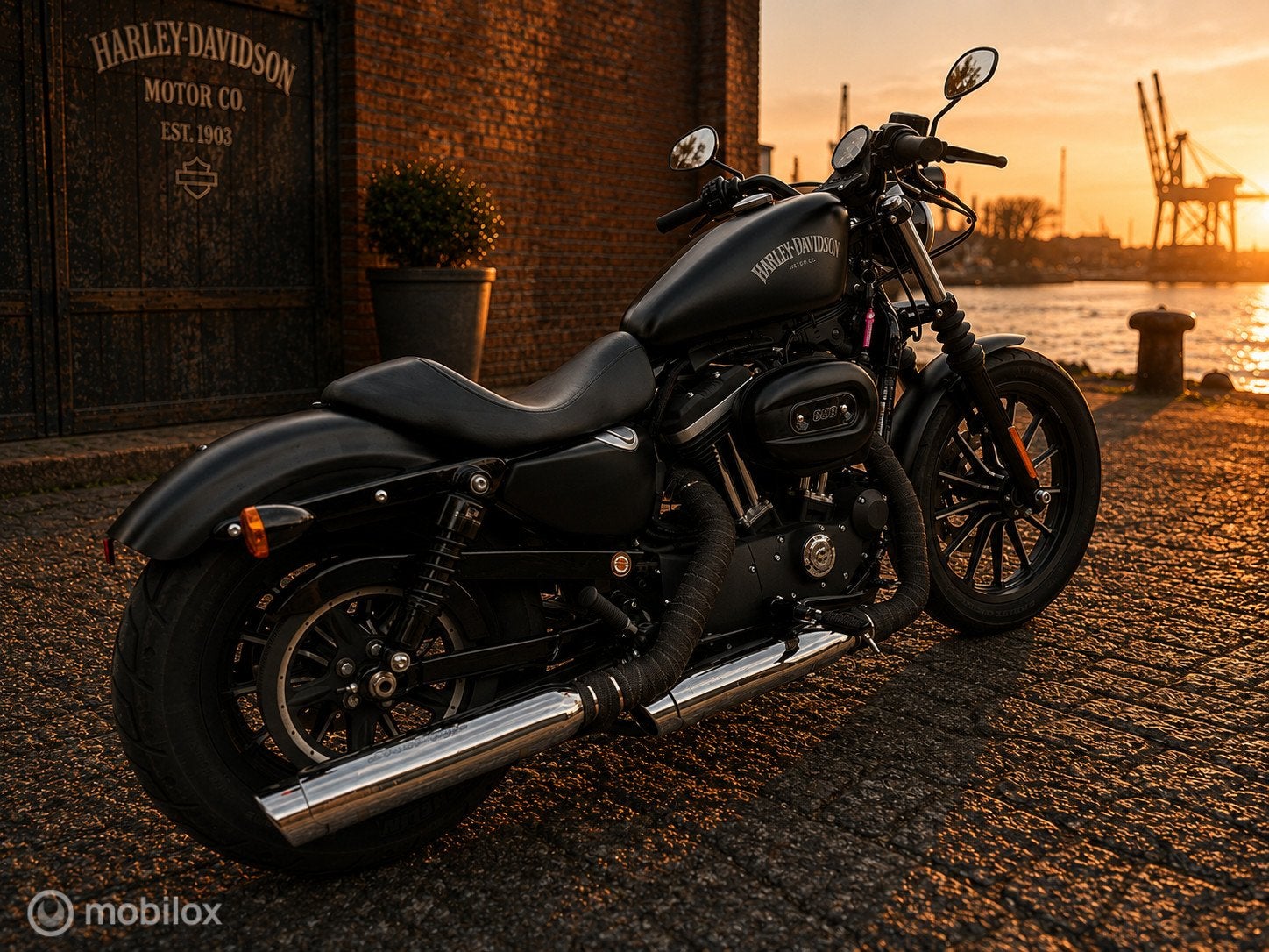Harley Davidson XL 883N IRON Sportster LOW black A2 35kw, Motoren, Motoren | Harley-Davidson, Chopper, Bedrijf, 883 cc, Harley davidson