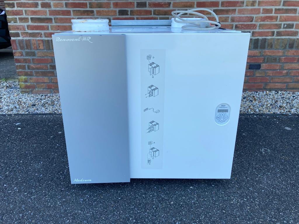Gereviseerde WTW-unit Brink Renovent HR 2/2 LB Medium, Ophalen, Zo goed als nieuw, Ventilator en Afzuiger