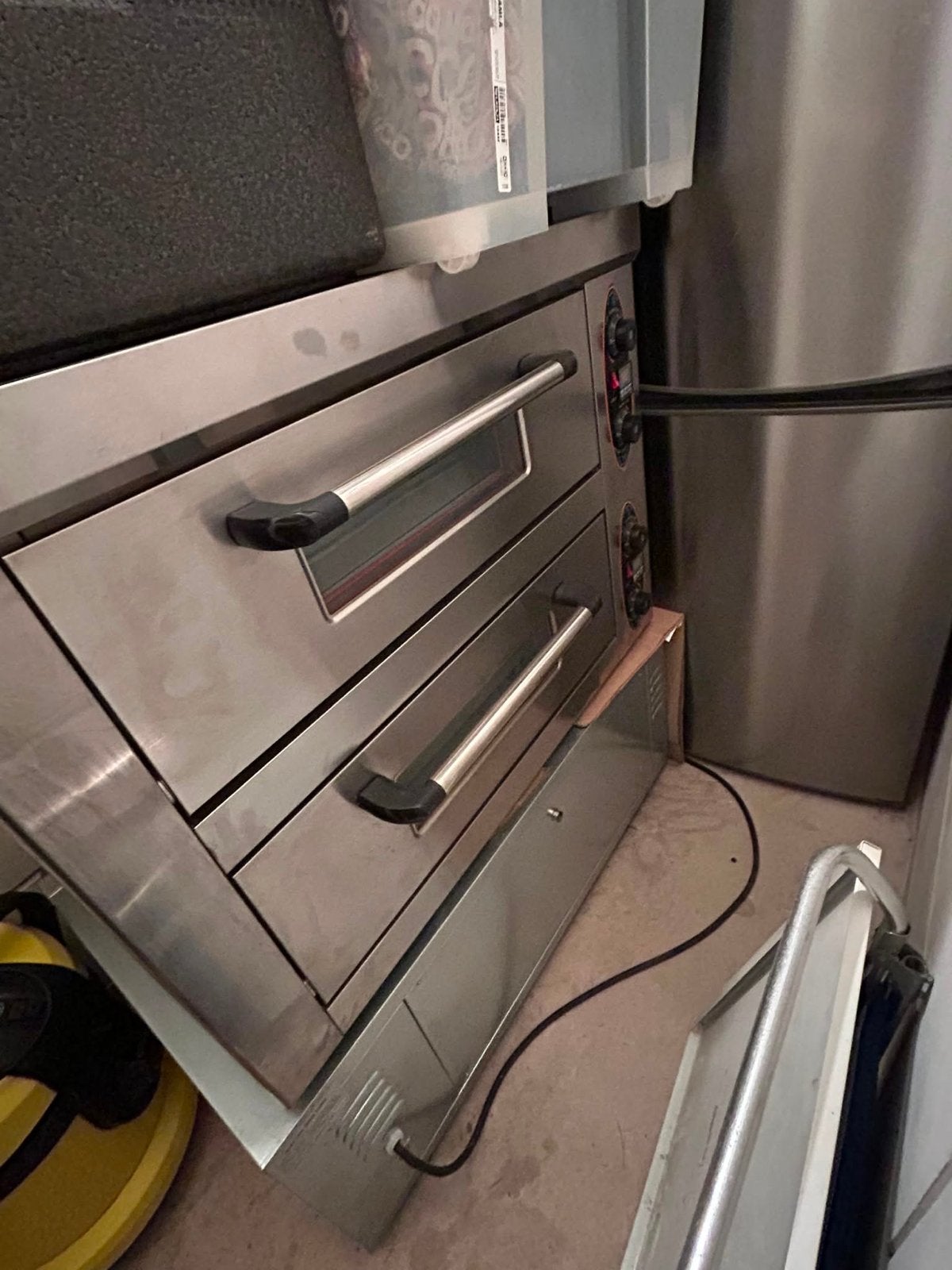 Professionele dubbele pizzaoven  nieuw steen over, Overige merken, 60 cm of meer, Pizzaoven, Ophalen of Verzenden