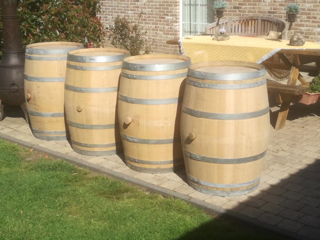 wijnvaten, vaten, BBQ, Bar, Statafel, 150 liter of meer, Ophalen, Zo goed als nieuw, Hout