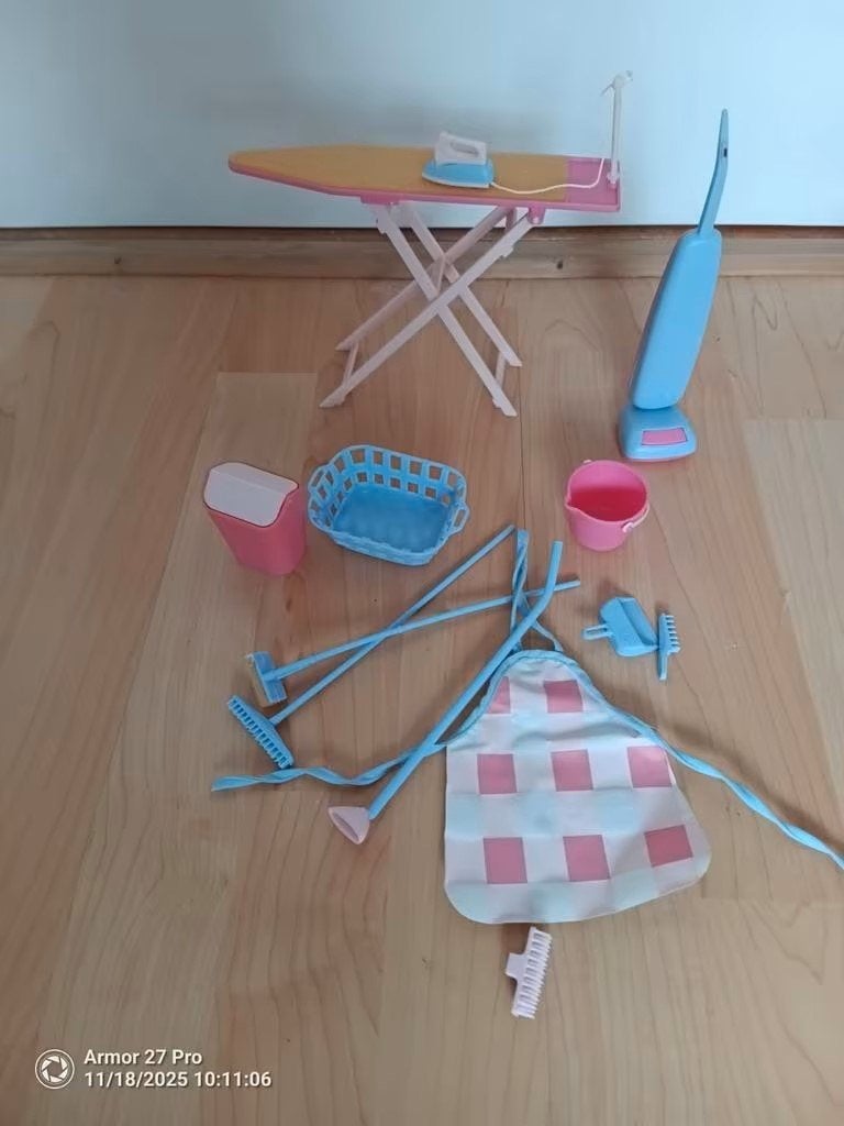 Vintage Sindy Schoonmaak Set, Ophalen of Verzenden, Zo goed als nieuw, Accessoires