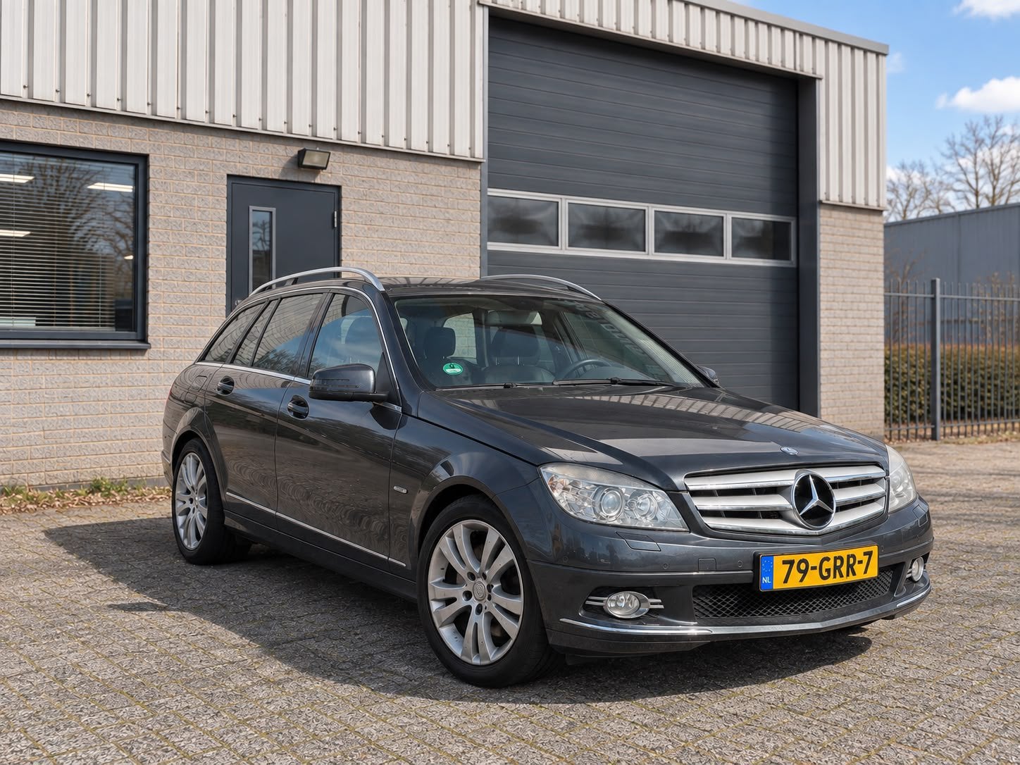 Mercedes-Benz C-Klasse 1.8 C200 Kompr. Estate AUT 2008 Grijs, Auto's, Achterwielaandrijving, 1800 kg, 4 cilinders, 1796 cc