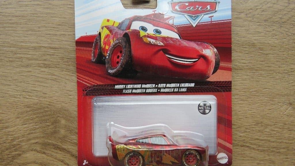 Cars 3 auto muddy Lightning McQueen (nieuw), Ophalen of Verzenden, Nieuw