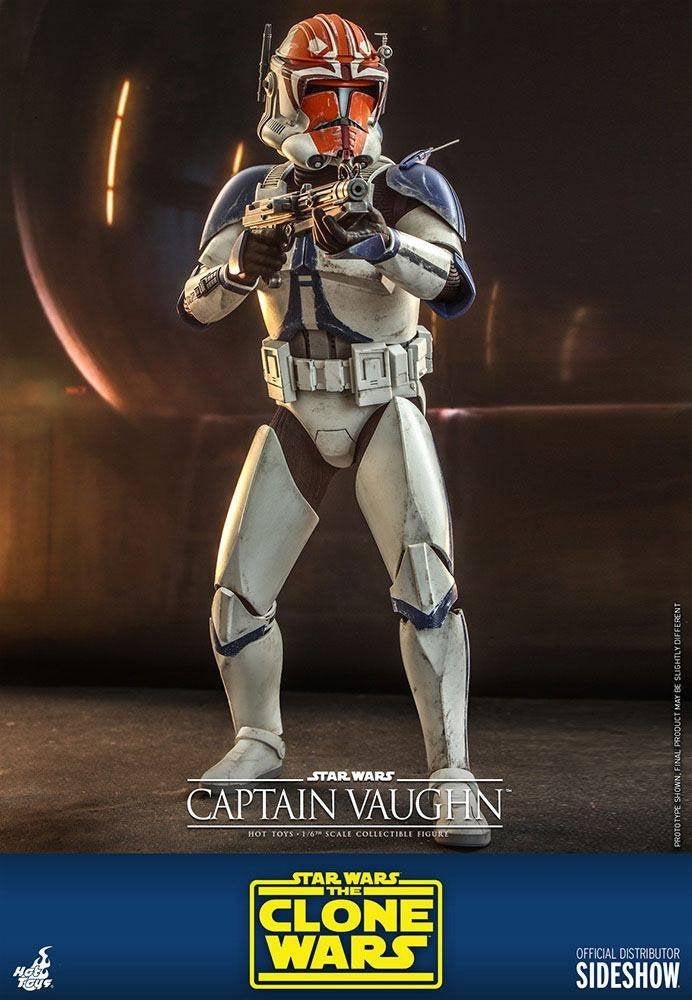 Hot Toys Star Wars Clone Wars Captain Vaughn TMS065, West Campus 1 76863 Herxheim (DE), Heo GmbH, Nieuw, Ophalen of Verzenden