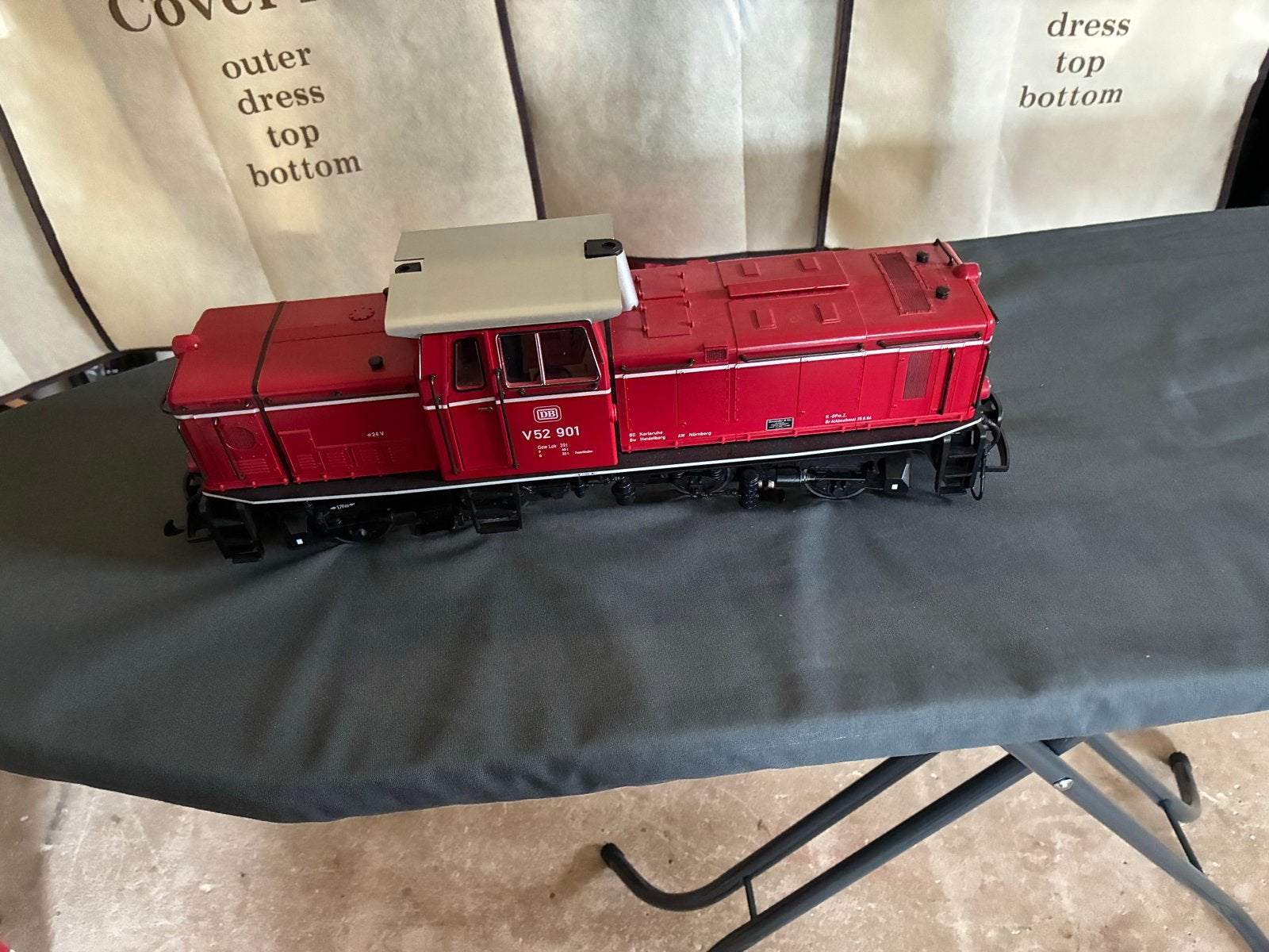 LGB V52 901 Diesellocomotief - Grote Spoorwegmodel, Hobby en Vrije tijd, Ophalen of Verzenden, Zo goed als nieuw, LGB, Analoog