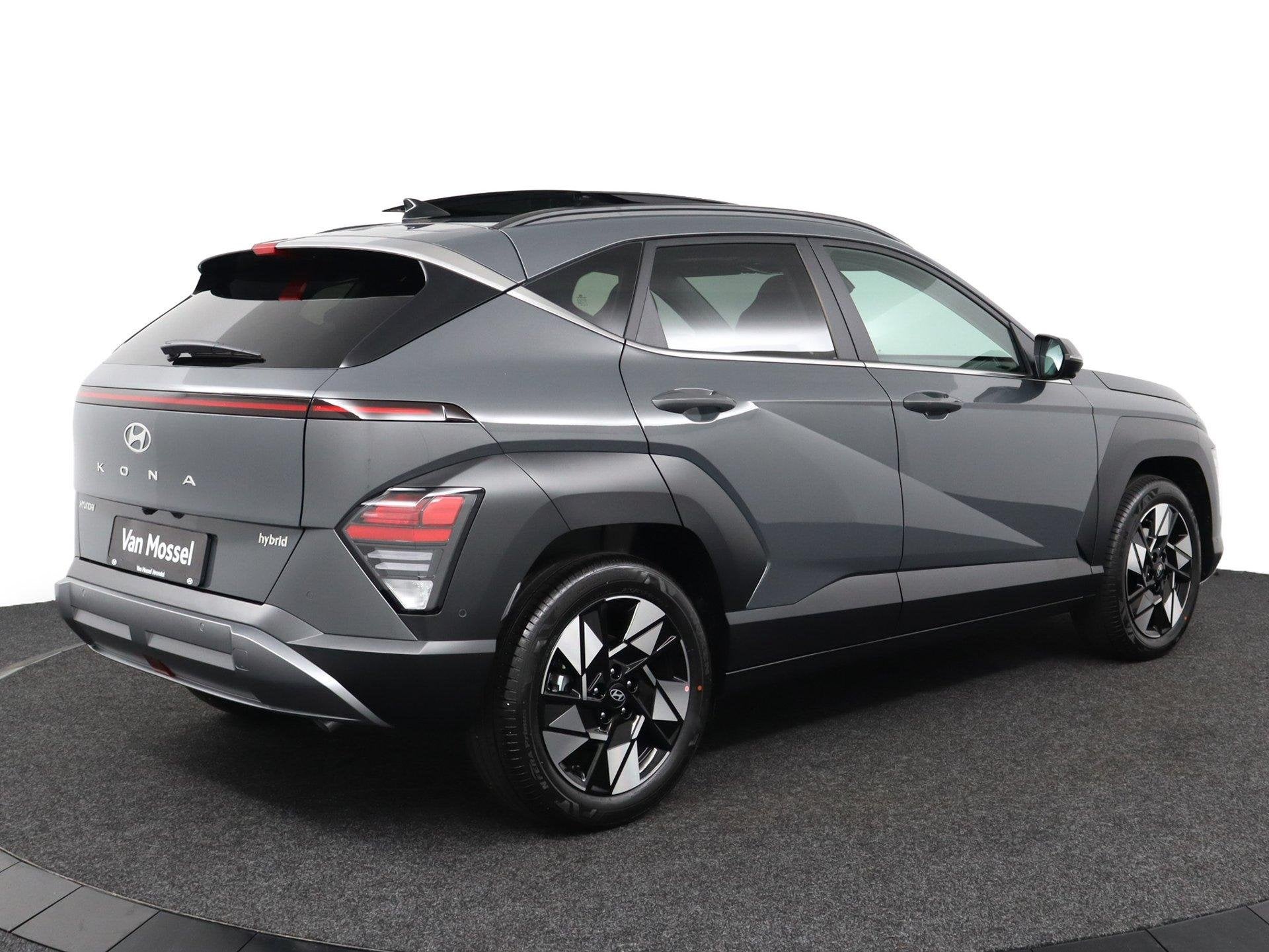 Hyundai Kona 1.6 GDI HEV Premium Sky | Lederen Bekleding | A, Auto's, Hyundai, 137 pk, Leder, Bedrijf, Nieuw