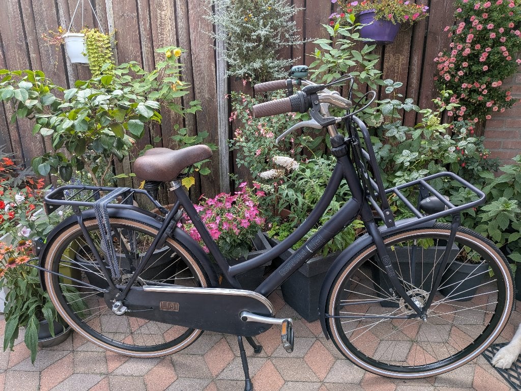 Cortina U4 D57 3V denim, Fietsen en Brommers, Ophalen, Gebruikt, Versnellingen, 56 cm of meer