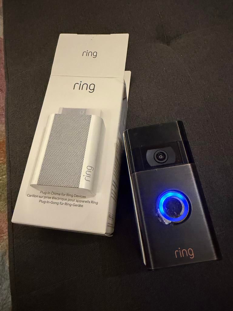 Ring Video Deurbel en Ring Chime, Ophalen, Compleet systeem, Draadloos, Beweging