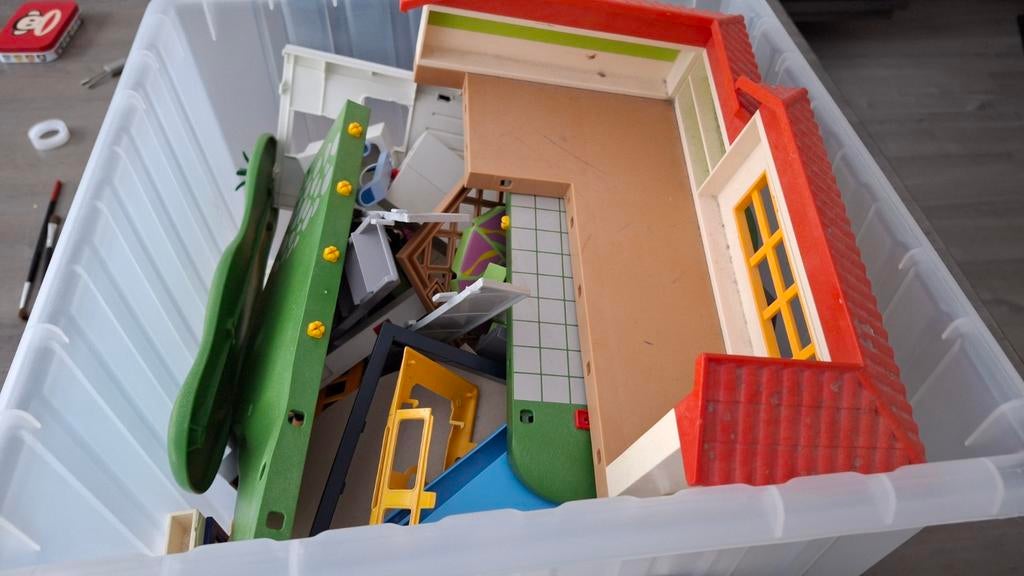 Playmobiel restanten van alles wat, Ophalen, Gebruikt