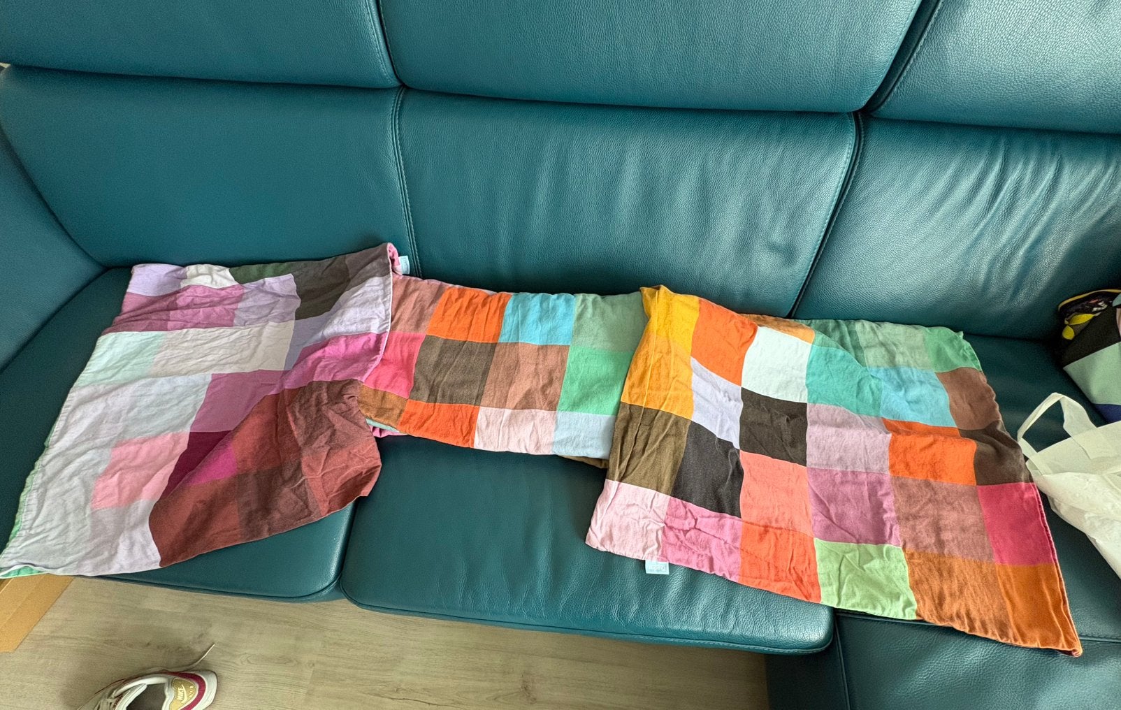 Auping dekbed overtrek 240x200x220, Ophalen of Verzenden, Gebruikt, Overige kleuren