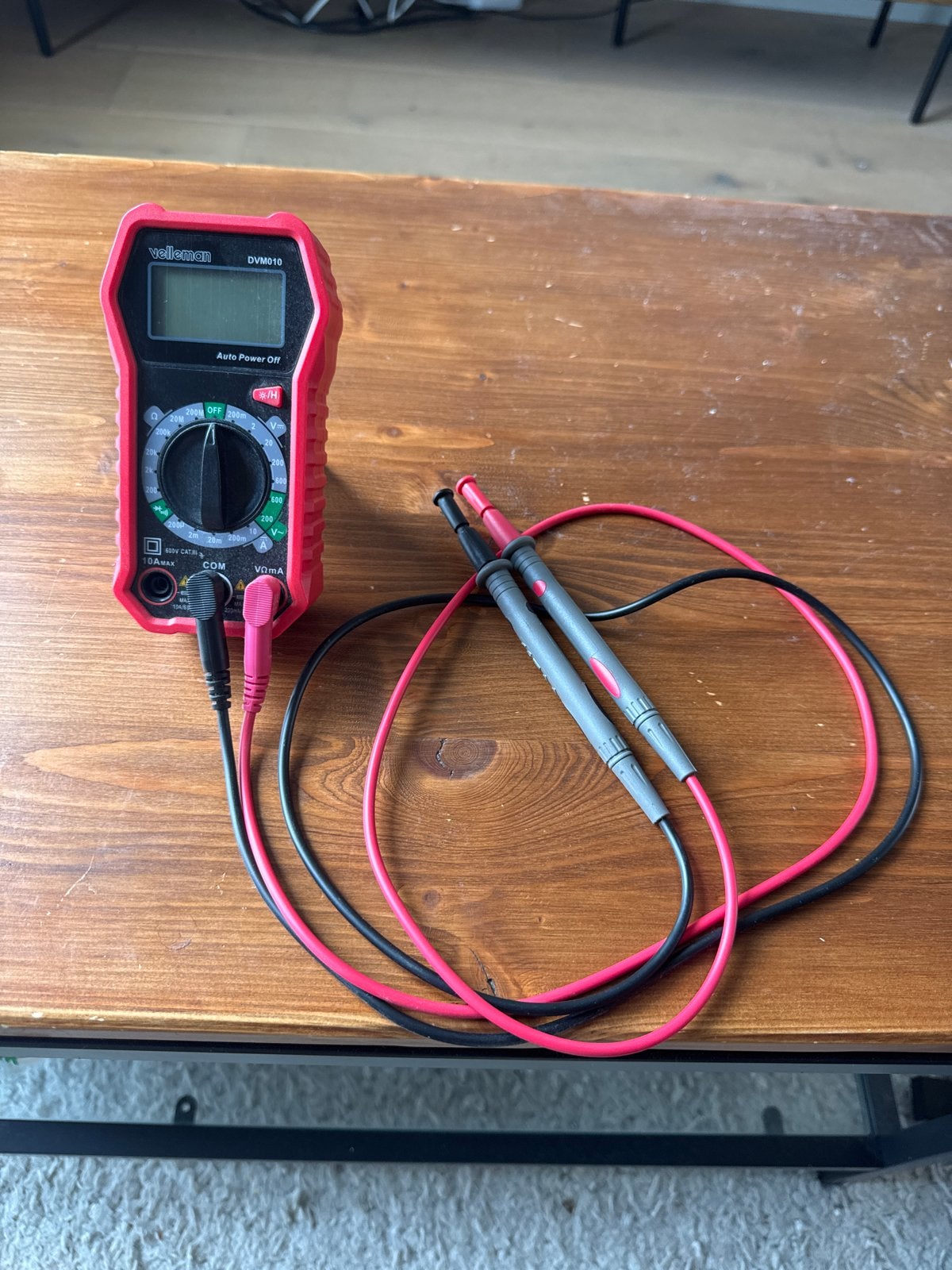 Velleman DVM010 Multimeter - Digitale Spanningstester, Ophalen of Verzenden, Gebruikt
