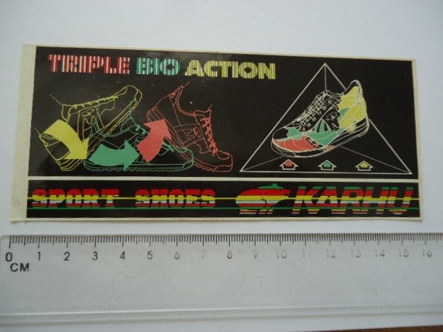 sticker oud KARHU sportschoen sneaker sport shoes schoen, Verzenden, Zo goed als nieuw, Bedrijf of Vereniging