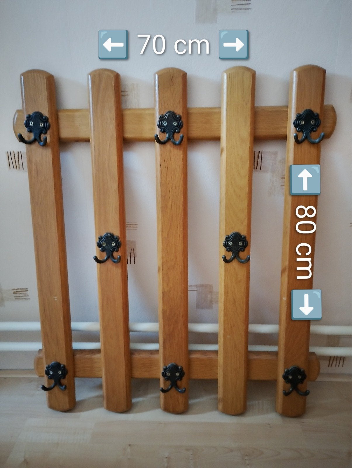 Kapstok, Gebruikt, Minder dan 100 cm, Hout, Ophalen