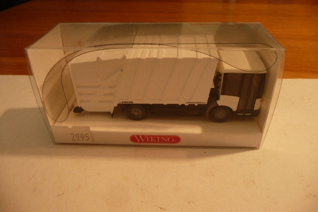 Wiking HO spoor vuilniswagen MB Econic Faun Variopress OVP, Ophalen of Verzenden, Nieuw, Bus of Vrachtwagen, Wiking