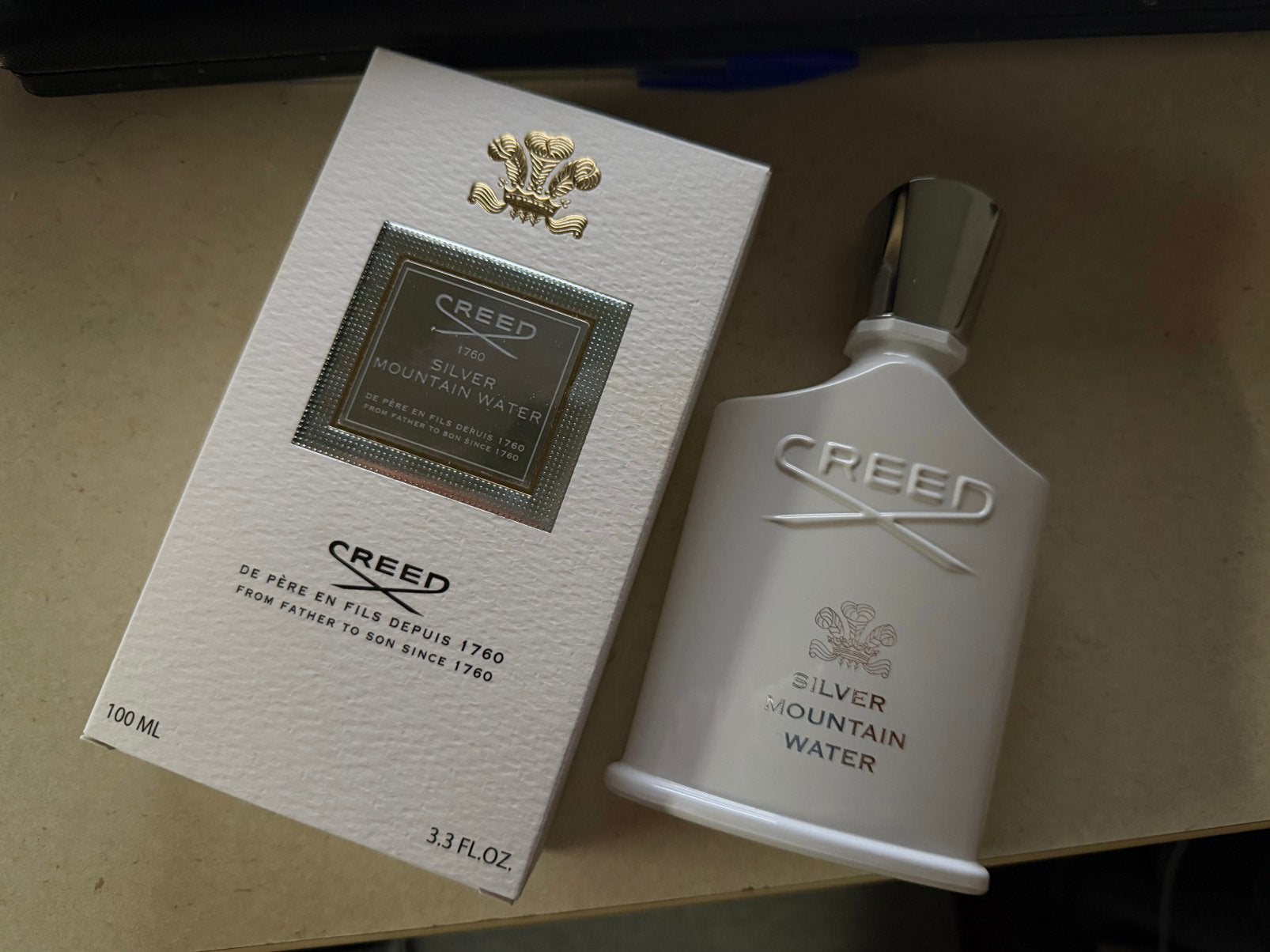 Creed Silver Mountain Water 100ML 80/85% vol, Sieraden, Tassen en Uiterlijk, Uiterlijk | Parfum, Ophalen of Verzenden, Zo goed als nieuw