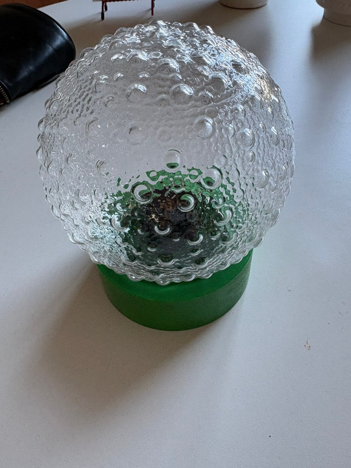 Vintage - retro lamp - stijlvol - uniek, Gebruikt, Waterbestendig, Ophalen of Verzenden, Plafondlamp