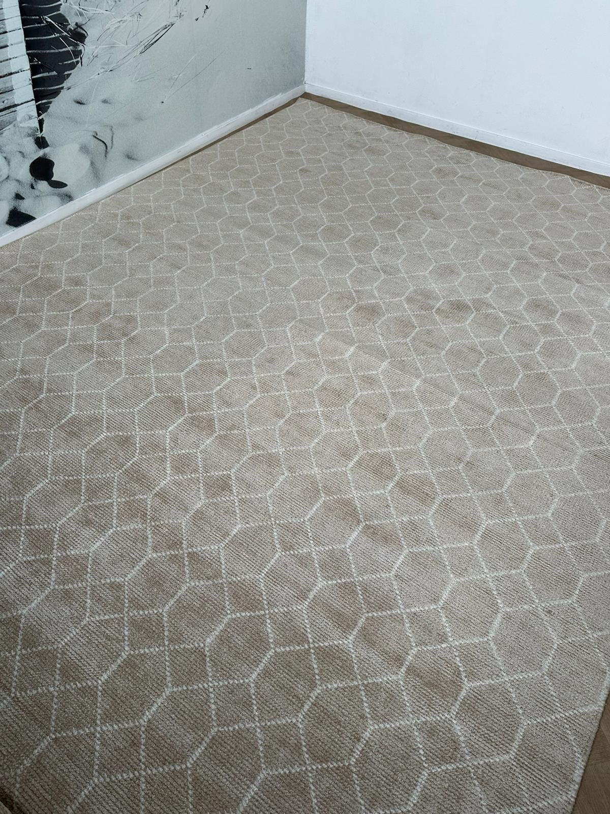 Brinker vloerkleed Laatz Bamboo Silk Champagne XXL 240x340, Ophalen of Verzenden, 200 cm of meer, Rechthoekig, Nieuw