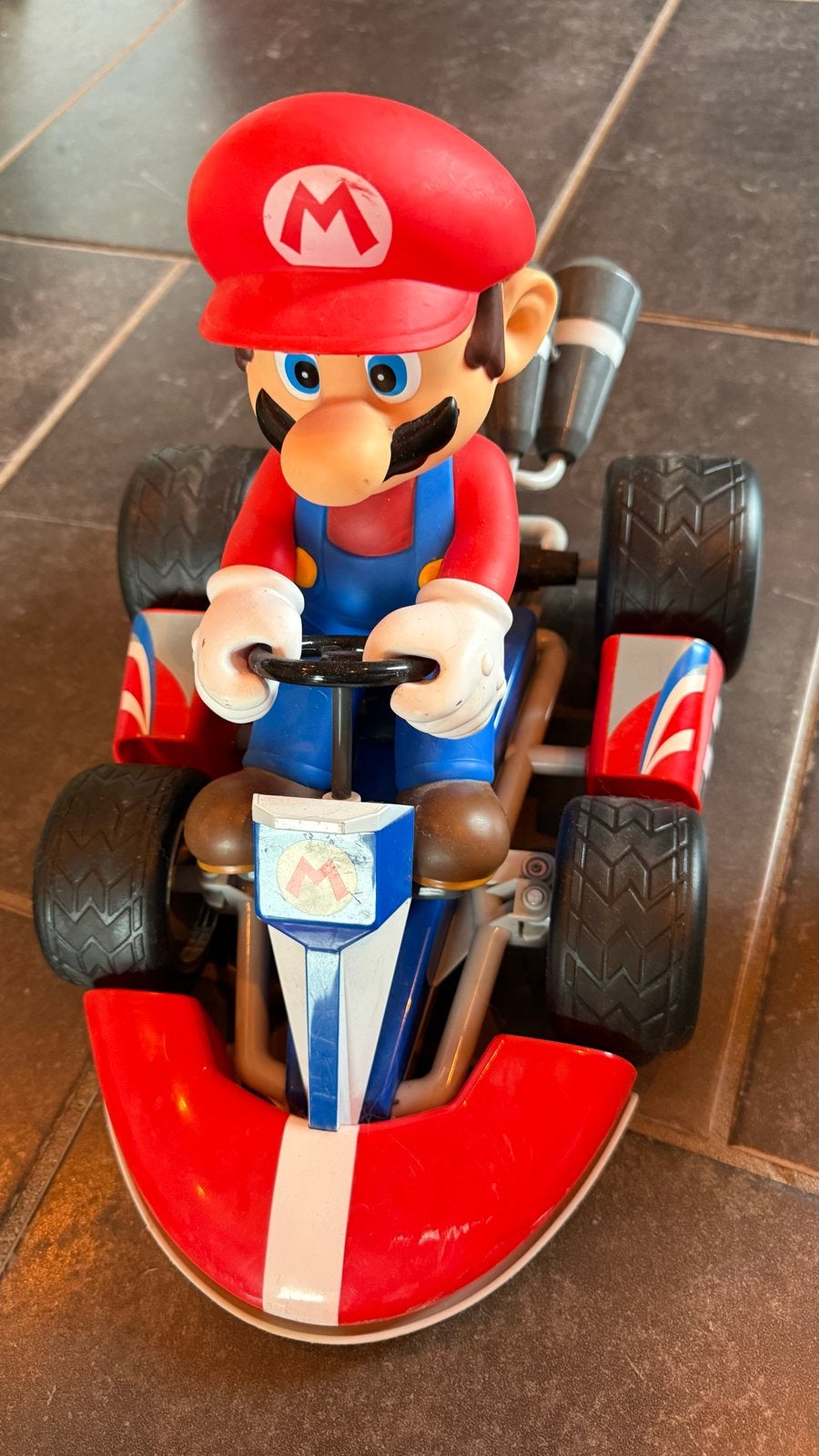 Mario Kart RC - Mario met Kart, Elektro, Gebruikt, Ophalen of Verzenden, Auto onroad