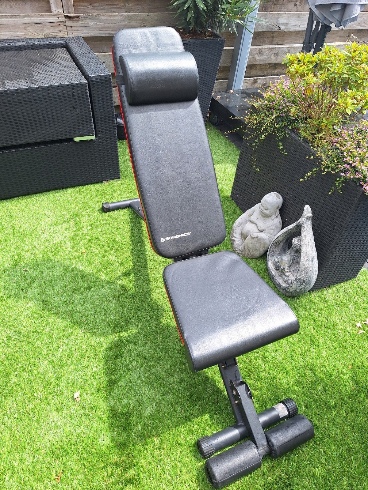Halterbank (Songmics), Ophalen, Zo goed als nieuw, Buik, Fitnessbank