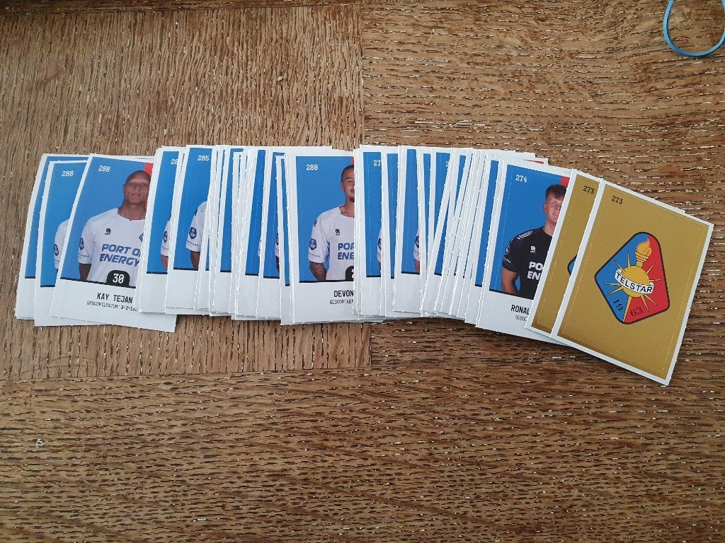 Telstar voetbalplaatjes, Verzamelen, Sportartikelen en Voetbal, Ophalen of Verzenden, Nieuw, Overige binnenlandse clubs, Poster, Plaatje of Sticker