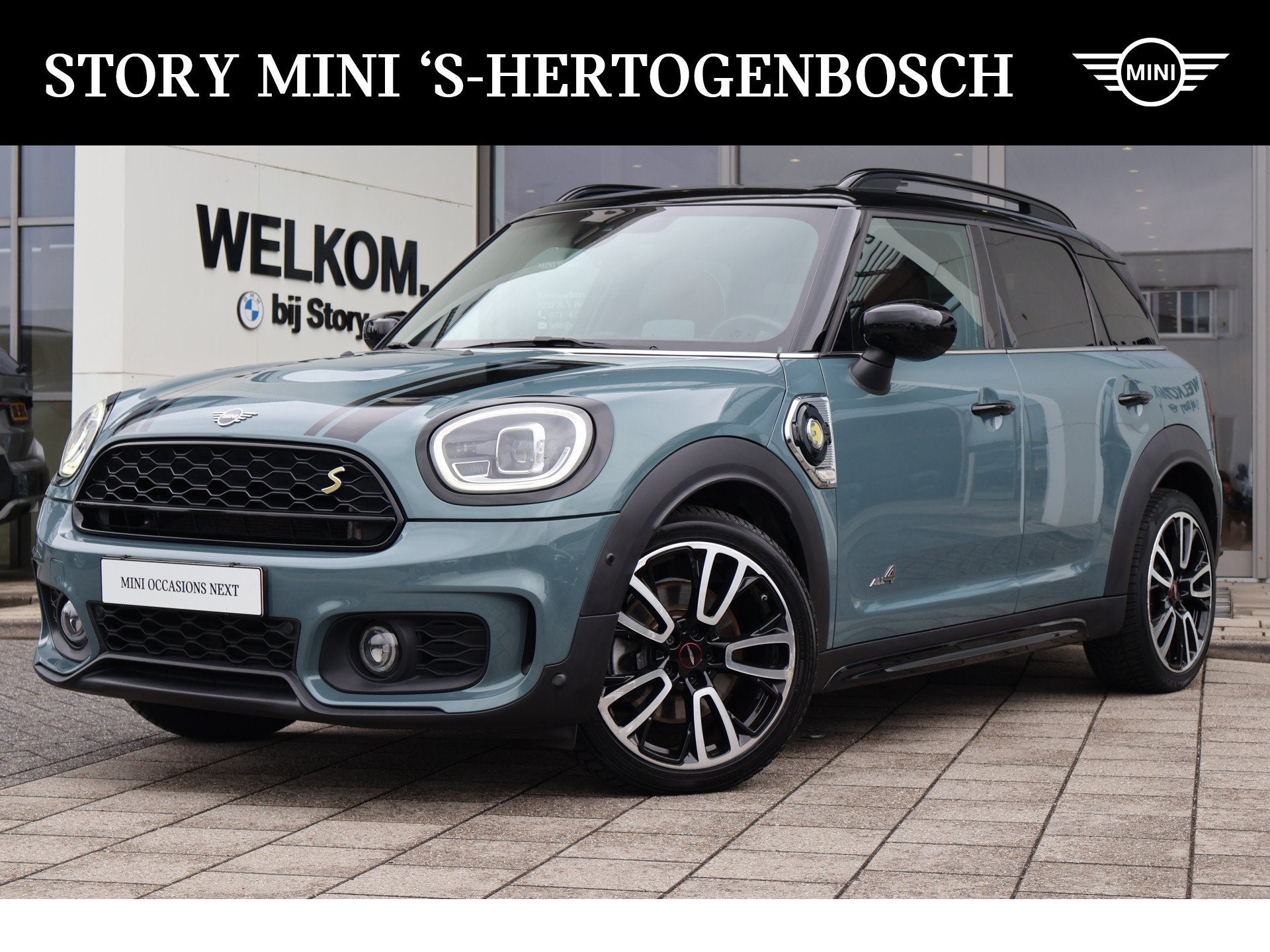 MINI Countryman Cooper SE ALL4 JCW Automaat / Panoramadak /, Auto's, Mini, Dealer onderhouden, Euro 6, Countryman, Met garantie (alle)