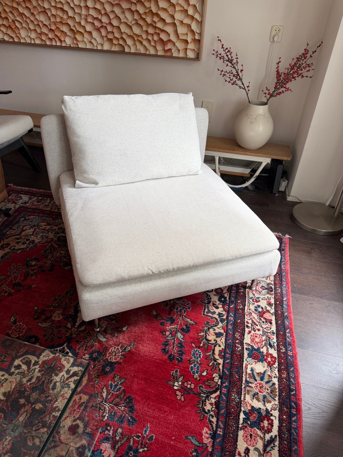 Ikea Söderhamn hoekdeel - Gunnared beige, Huis en Inrichting, Gebruikt, Ophalen of Verzenden, Minder dan 150 cm, Stof