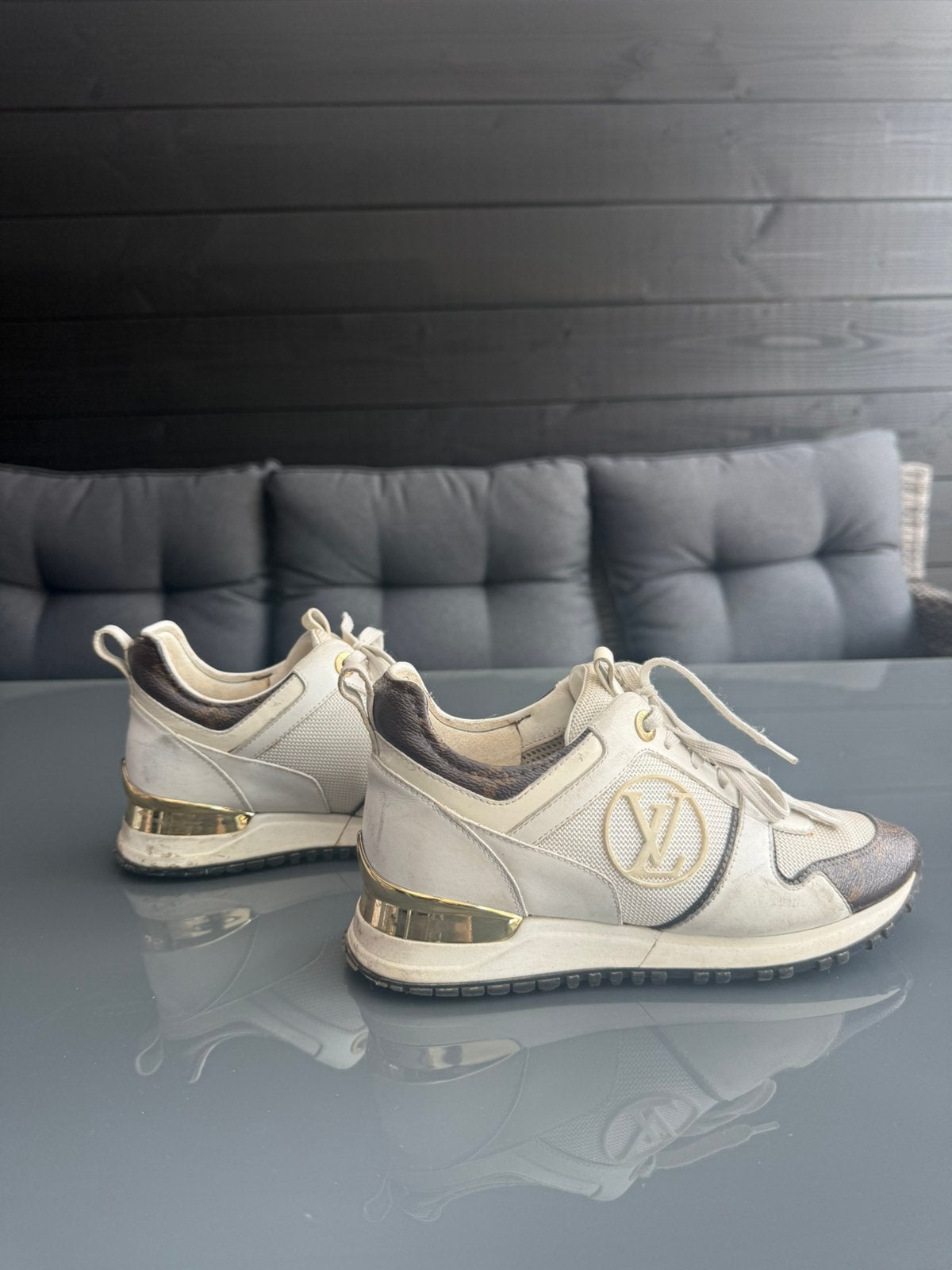 Originele Louis Vuitton sneakers maat 36, Ophalen of Verzenden, Gedragen