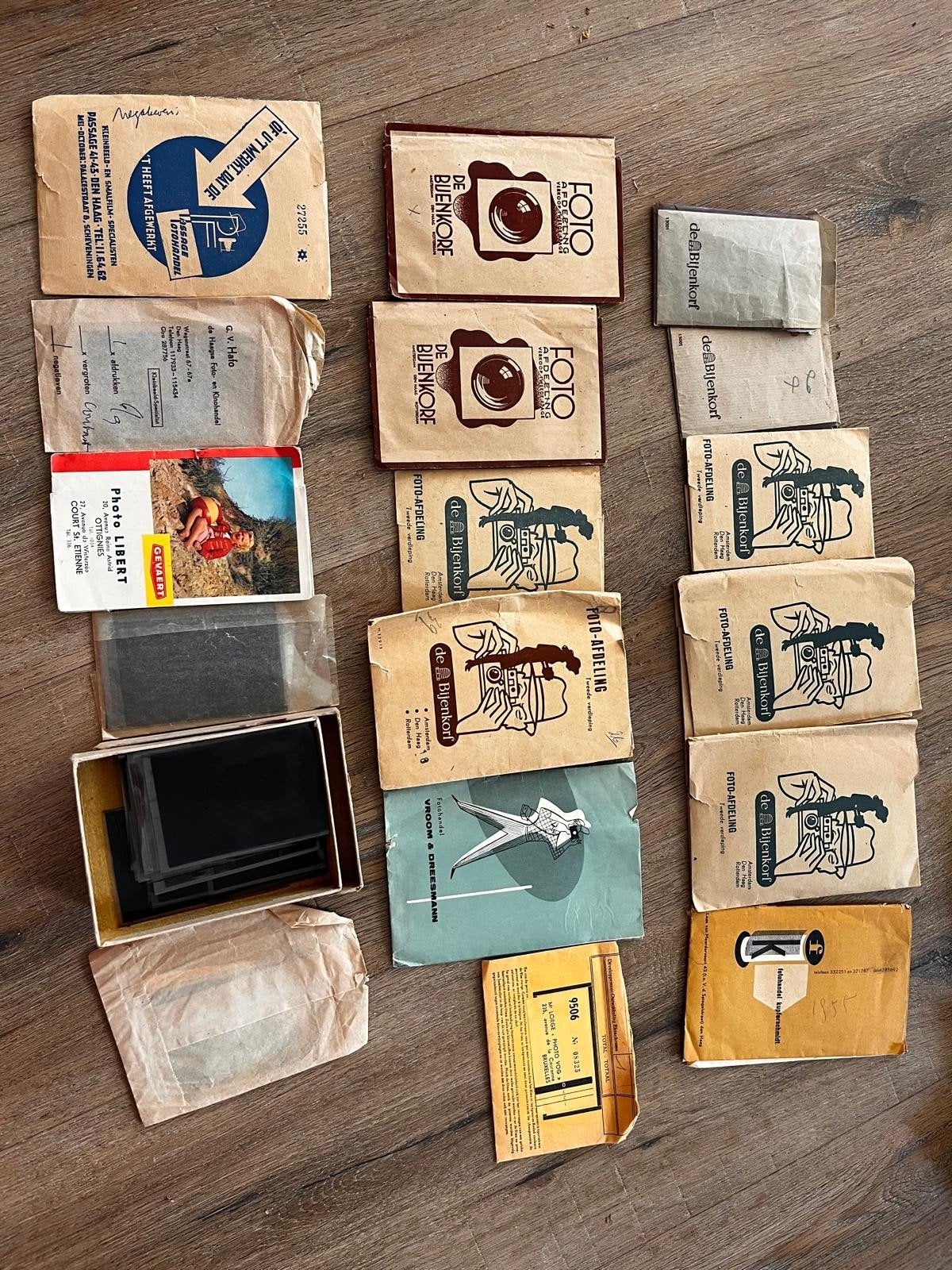 Oude glasplaten 50 is stuks  uit de jaren 1920 ., Ophalen