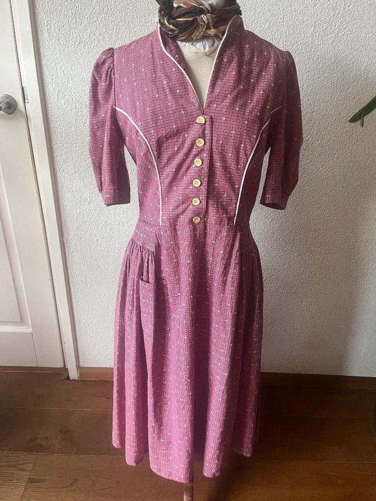 Mooie Vintage traditionele Dirndl van Trachten Wenger mt 40, Kleding | Dames, Maat 38/40 (M), Trachten Werner, Ophalen of Verzenden
