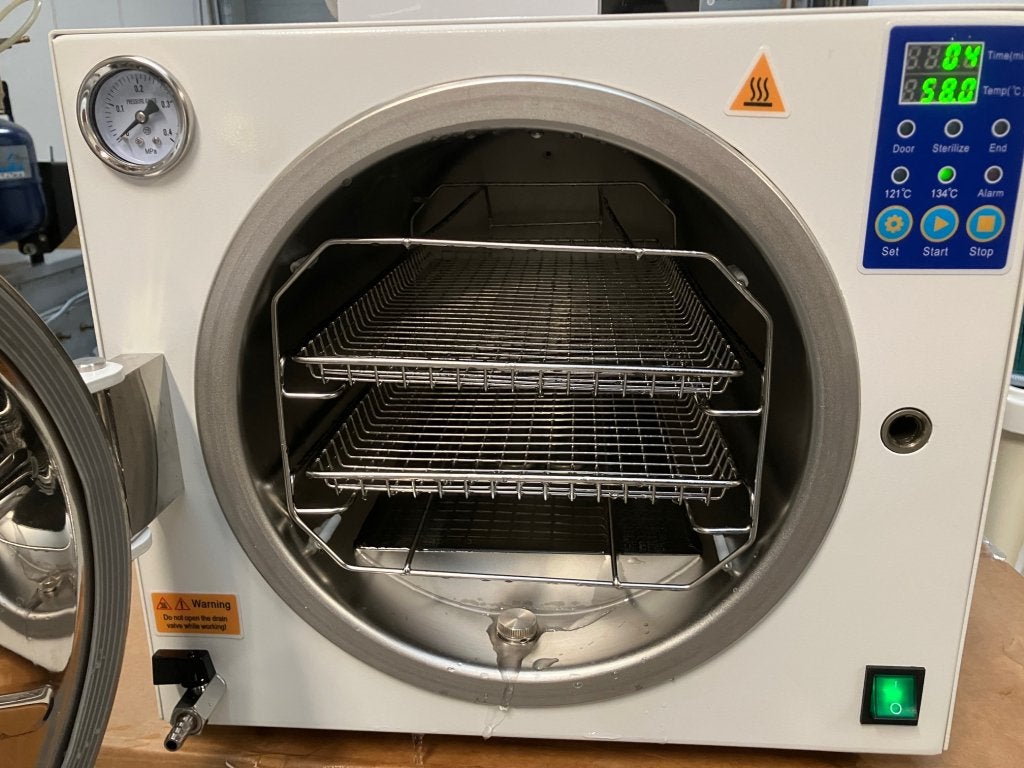 Autoclaaf of stoomsterilisator N-type 18 liter, Niet ingevuld, Niet ingevuld, Niet ingevuld