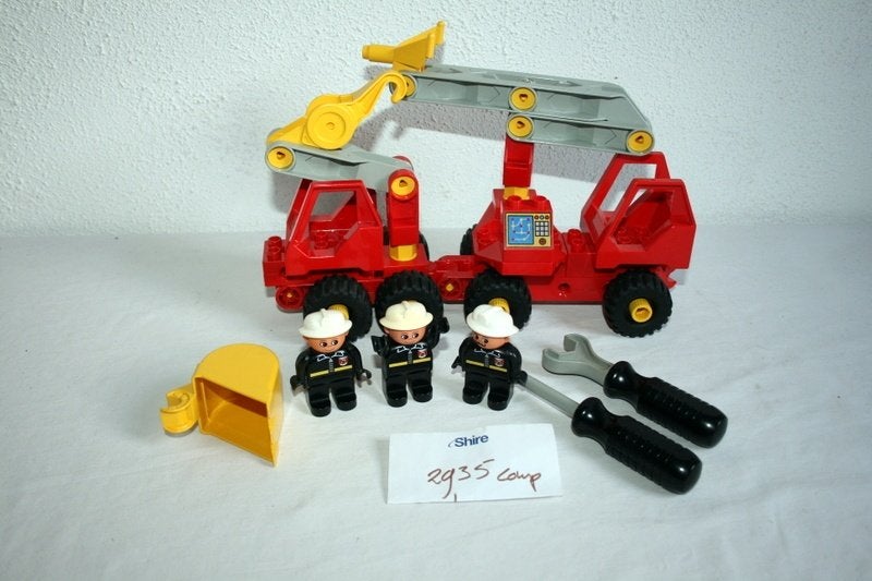 Technisch Duplo set 2935 brandweer compleet, Ophalen of Verzenden, Gebruikt, Complete set, Duplo