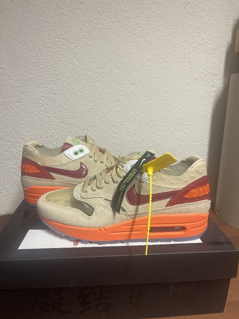 Nike Air Max 1 CLOT Kiss of Death maten 36 , 38.5, 41, 46, Ophalen of Verzenden, Nieuw, Overige kleuren, Sportschoenen