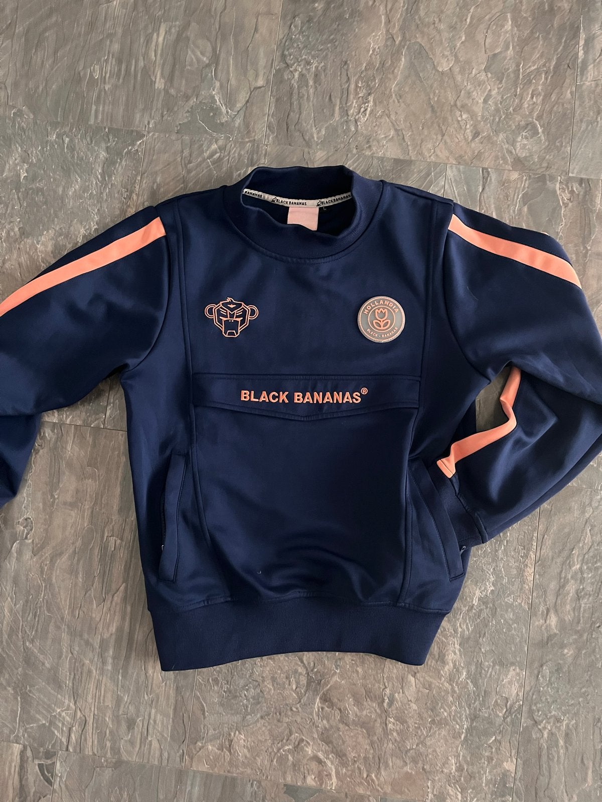 Black Bananas trui maat L, Ophalen, Zo goed als nieuw, Maat 36 (S), Blauw