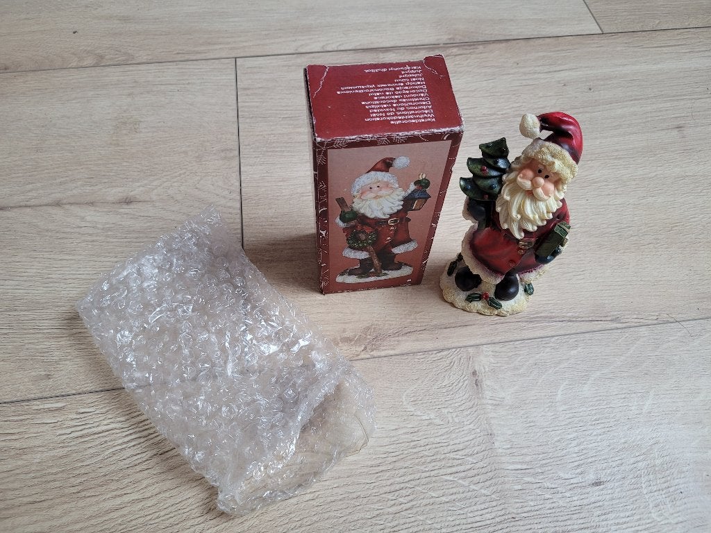 Kerstman beeldje ~ HH9910, Diversen, Kerst, Gebruikt, Ophalen of Verzenden
