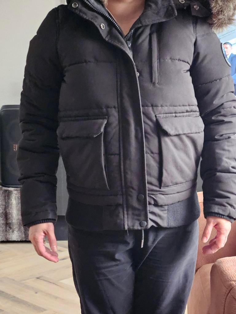 Superdry Everest Expedition Company Winterjas Zwart, Maat 38/40 (M), Superdry, Zwart, Ophalen of Verzenden