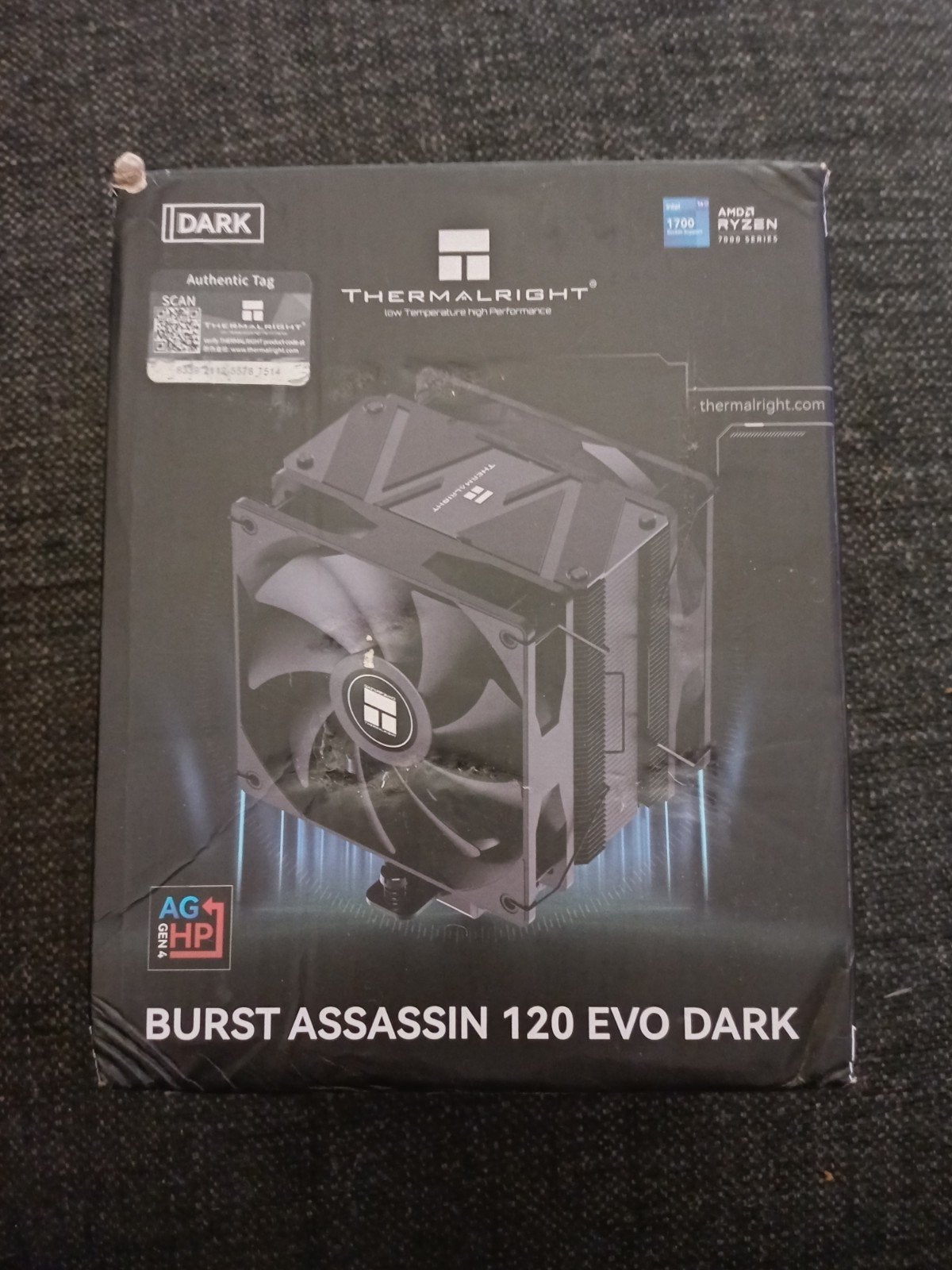 Thermalright burst assasian 120 EVO DARK, Computers en Software, Computerkoelers, Ophalen, Nieuw, Luchtkoeling