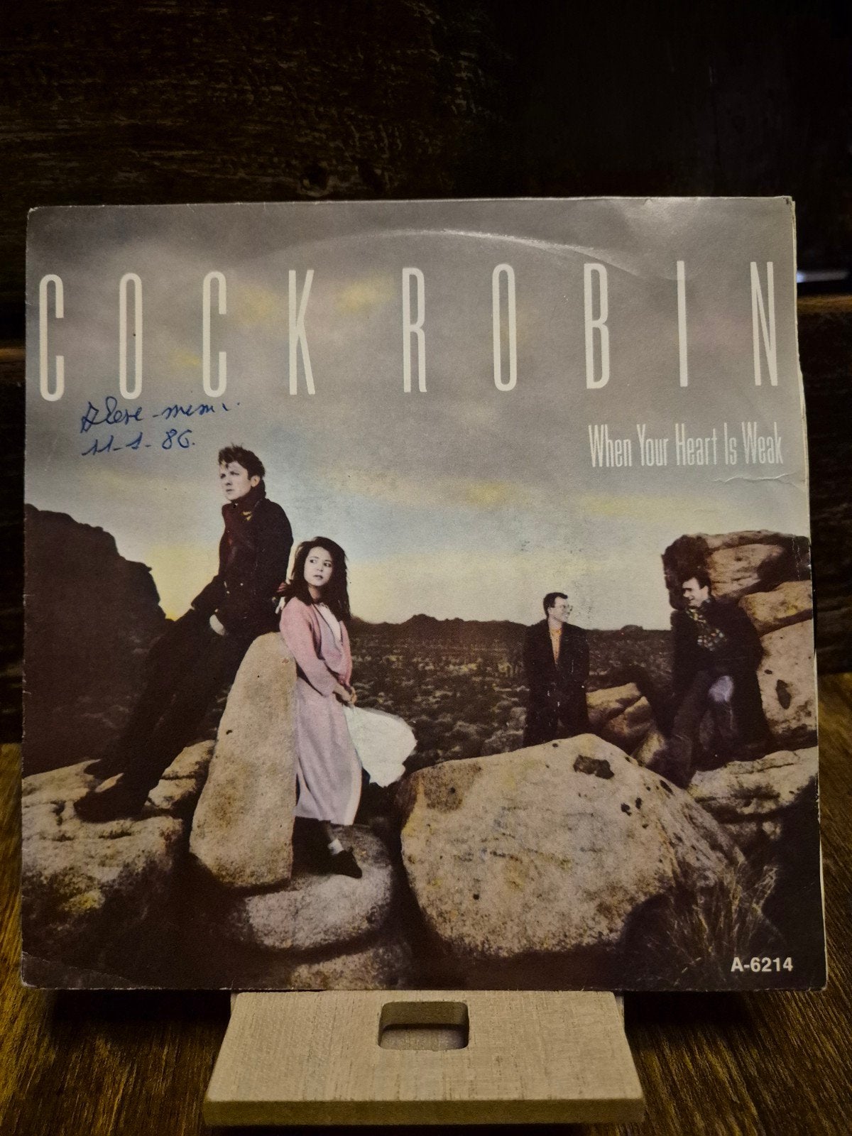 Cock Robin - When Your Heart Is Weak (Single), Cd's en Dvd's, Vinyl Singles, Gebruikt, 7 inch, Ophalen of Verzenden, Pop