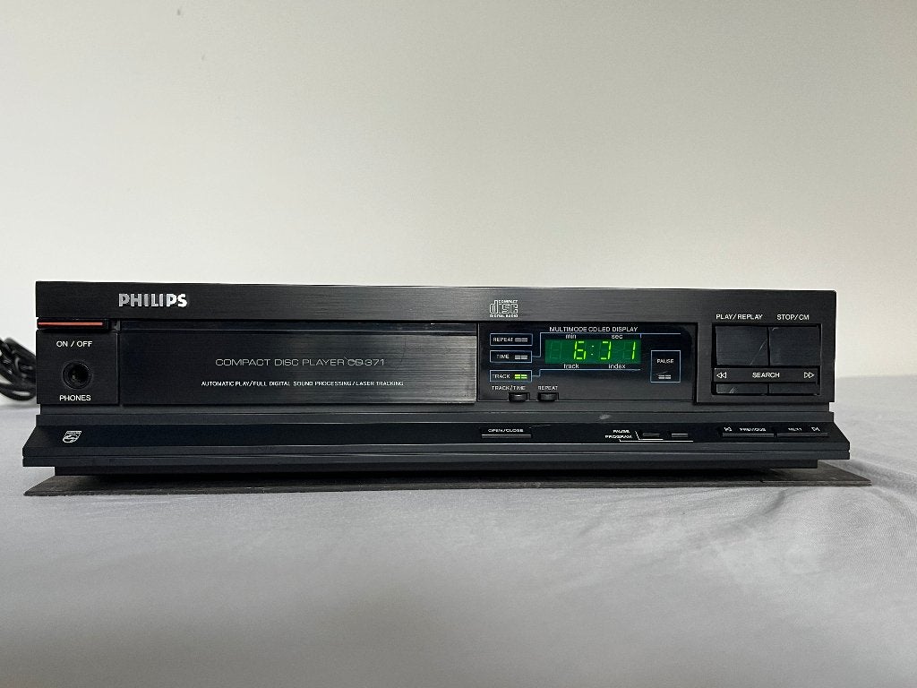 Philips CD371 CD-speler (TDA1541 DAC), Ophalen of Verzenden, Gebruikt, Philips